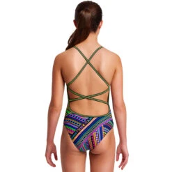 Funkita - Tribal Revival - Girls Strapped In One Piece 10 Funkita - Tribal Revival - Girls Strapped In One Piece -Funkita Swimsuit Discount Store funkita tribal revival strapped in girls one piece 3