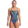 Funkita - Tribal Revival - Ladies Strapped In One Piece -Funkita Swimsuit Discount Store funkita tribal revival strapped in ladies one piece 1