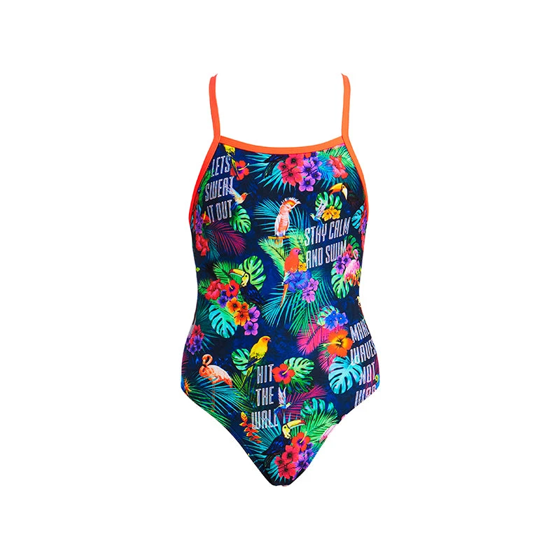 Funkita - Tropic Tag - Girls Tie Me Tight One Piece 4 Funkita - Tropic Tag - Girls Tie Me Tight One Piece - Image 2