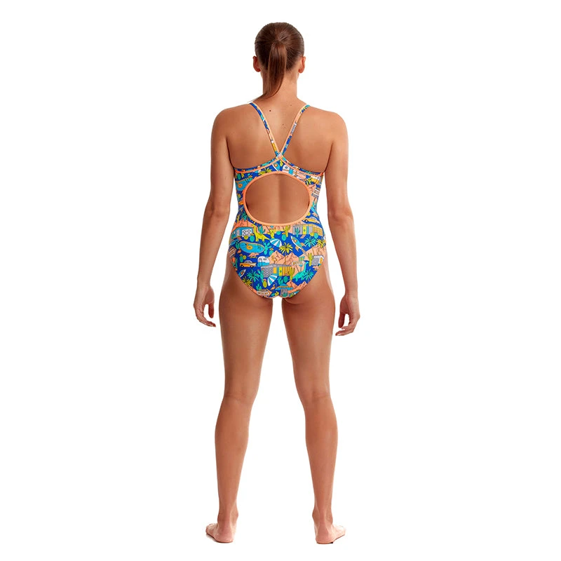 Funkita - Wacky West - Ladies Diamond Back One Piece 5 Funkita - Wacky West - Ladies Diamond Back One Piece - Image 3