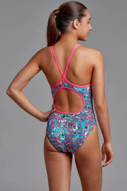 Funkita - West Wing - Girls Diamond Back One Piece -Funkita Swimsuit Discount Store funkita west wing girls diamond back one piece 5