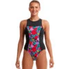 Funkita - Wild Roses Grow - Ladies Hi Flyer One Piece 2 Funkita - Wild Roses Grow - Ladies Hi Flyer One Piece -Funkita Swimsuit Discount Store funkita wild roses grow ladies hi flyer one piece 1