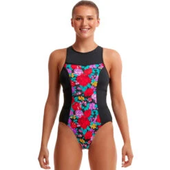Funkita - Wild Roses Grow - Ladies Hi Flyer One Piece