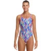 Funkita - Wing Tips - Ladies Eco Diamond Back One Piece -Funkita Swimsuit Discount Store funkita wing tips ladies eco diamond back one piece 1