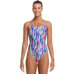 Funkita - Wing Tips - Ladies Eco Diamond Back One Piece