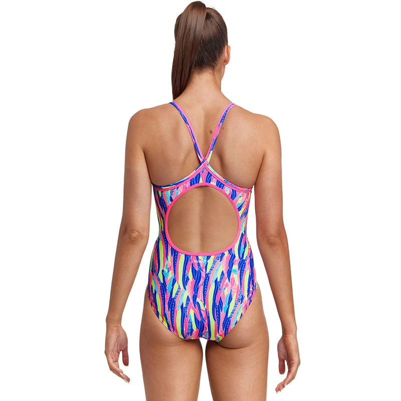 Funkita - Wing Tips - Ladies Eco Diamond Back One Piece 5 Funkita - Wing Tips - Ladies Eco Diamond Back One Piece - Image 3