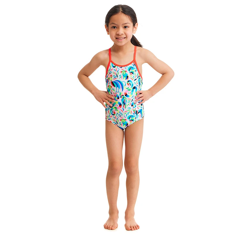 Funkita - Winter Woolies - Toddler Girl's Eco Printed One Piece 7 Funkita - Winter Woolies - Toddler Girl's Eco Printed One Piece - Image 5