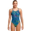 Funkita - Wires Crossed - Girls Diamond Back One Piece 1 Funkita - Wires Crossed - Girls Diamond Back One Piece -Funkita Swimsuit Discount Store funkita wires crossed girls diamond back one piece 1