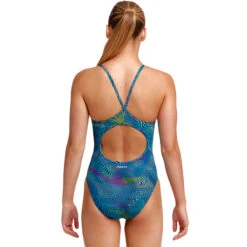 Funkita - Wires Crossed - Girls Diamond Back One Piece 9 Funkita - Wires Crossed - Girls Diamond Back One Piece -Funkita Swimsuit Discount Store funkita wires crossed girls diamond back one piece 3