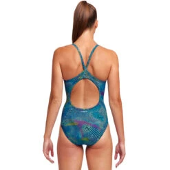 Funkita - Wires Crossed - Ladies Diamond Back One Piece -Funkita Swimsuit Discount Store funkita wires crossed ladies diamond back one piece 3
