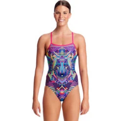 Funkita Swimsuit Discount Store 24 Funkita - Wolf Pack - Ladies Single Strap One Piece