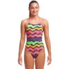 Funkita - Worm Burner - Girls Tie Me Tight One Piece -Funkita Swimsuit Discount Store funkita worm burner girls tie me tight one piece 1