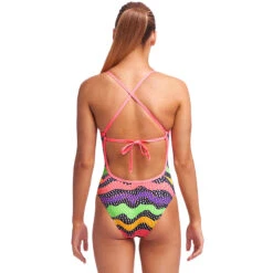 Funkita - Worm Burner - Girls Tie Me Tight One Piece -Funkita Swimsuit Discount Store funkita worm burner girls tie me tight one piece 3