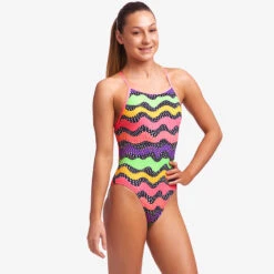 Funkita - Worm Burner - Girls Tie Me Tight One Piece -Funkita Swimsuit Discount Store funkita worm burner girls tie me tight one piece 5