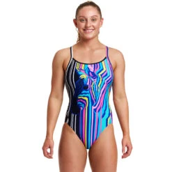 Funkita - Zorse Code - Ladies Diamond Back One Piece